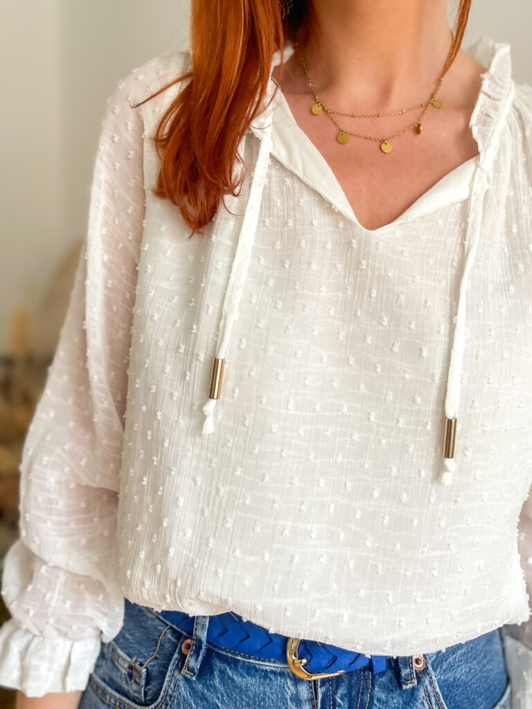 Mia blouse blanche