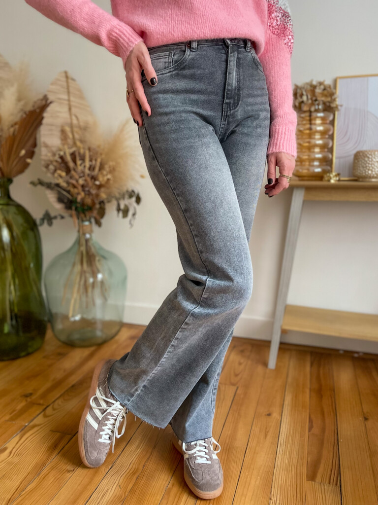 Artus pantalon flare gris