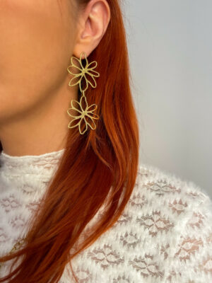 Fleurs boucles d'oreilles