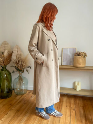 Lou long trench camel